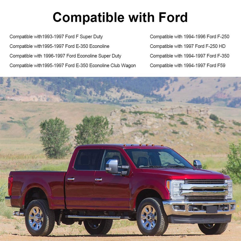 Waterwich قابض مروحة WATERWICH متوافق مع فورد 94-97 F250 F350 F59، 93-97 F سوبر ديوتي و 95-97 E350 إكونولين 7.3L باورستروك ديزل استبدال# 2835 - Image 3